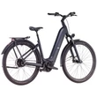 CUBE KATHMANDU HYBRID COMFORT PRO 800 NIGHT´N´CHROME - 2025 - TREKKING ELEKTROMOS KERÉKPÁR - EASY ENTRY 46 CM