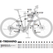 KTM Macina Style 710 EASY ENTRY elderberry matt (grey+orange) Unisex Elektromos Trekking Kerékpár 2023