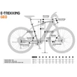KTM MACINA SPORT 510 TRAPÉZ BLACK MATT(ORANGE+GREY) NŐI ELEKTROMOS TREKKING KERÉKPÁR 2022