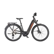 KTM MACINA SPORT 720 MACHINE GREY(ORANGE+BLACK) EASY ENTRY 2023 UNISEX ELEKTROMOS TREKKING KERÉKPÁR