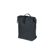 Basil egyoldalas táska és hátizsák SoHo Backpack Nordlicht, világítással, Hook ON, fekete