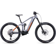 CUBE STEREO HYBRID 160 HPC SL 625 27.5 POLARSILVER´N´ORANGE Férfi Elektromos Összteleszkópos Enduro MTB Kerékpár 2022