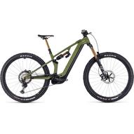 CUBE STEREO HYBRID ONE55 C:68X TM 750 olive´n´chrome 2024 Férfi Elektromos Összteleszkópos MTB Kerékpár