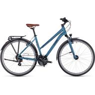 CUBE TOURING METALPETROL N GREEN TRAPÉZ 2023 NŐI TREKKING KERÉKPÁR