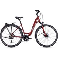 CUBE TOURING EXC RED N WHITE EASY ENTRY 2023 UNISEX TREKKING KERÉKPÁR