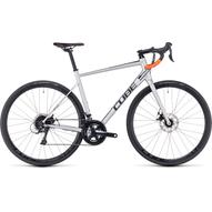 CUBE ATTAIN PRO SILVER´N´ORANGE 2023 FÉRFI ORSZÁGÚTI KERÉKPÁR