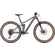 Cube Stereo ONE22 HPC TM 29 flashgrey´n´olive 2023 Férfi Összteleszkópos MTB Kerékpár