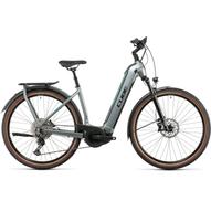 CUBE KATHMANDU HYBRID EXC 750 EASY ENTRY SILVERGREEN´N´BLACK Uniszex Elektromos Trekking Kerékpár 2022
