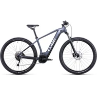 CUBE REACTION HYBRID PERFORMANCE 625 27.5 METALLICGREY´N´WHITE Férfi Elektromos MTB Kerékpár 2022