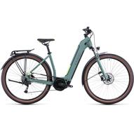 CUBE TOURING HYBRID ONE 625 EASY ENTRY GREEN´N´SHARPGREEN Uniszex Elektromos Trekking Kerékpár 2022
