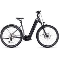 Cube Nuride Hybrid SLT 750 Allroad EASY ENTRY grey´n´metal Unisex Elektromos Cross Trekking Kerékpár 2023