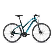 GHOST SQUARE CROSS BASE PETROL BLUE/ OCEAN BLUE TRAPÉZ 2022 NŐI CROSS KERÉKPÁR