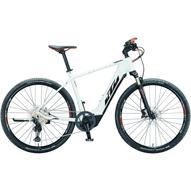 KTM MACINA CROSS 610 metallic white (black+orange) Férfi Elektromos Cross Trekking Kerékpár 2021