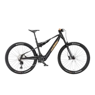 KTM MACINA SCARP SX ELITE  M/43 Összteleszkópos elektromos  MTB kerékpár FLAMING BLACK MATT színben