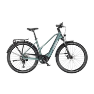 KTM MACINA GRAN 820  D 46 Női elektromos trekking- túra kerékpár GREEN PURPLE FLIP MATT színben
