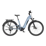 KTM MACINA STYLE FS PRIME Di2  US 40 Unisex elektromos összteleszkópos MTB kerékpár STEEL BLUE MATT színben