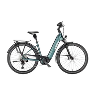 KTM MACINA STYLE 810  US 43 Unisex elektromos trekking- túra kerékpár GREEN PURPLE FLIP MATT színben