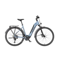 KTM MACINA SPORT SX 20  US 43 Unisex elektromos trekking- túra kerékpár STEEL BLUE MATT színben