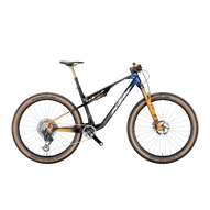 KTM SCARP MT EXONIC  S/38 Összteleszkópos MTB kerékpár CARBON+BLUE+ORANGE színben