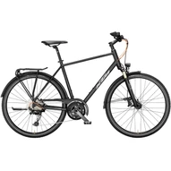 KTM LIFE 1964 BLACK MATT (GREY+ORANGE) 2024 FÉRFI TREKKING KERÉKPÁR