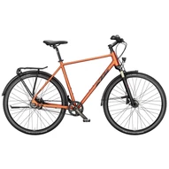 KTM LIFE EIGHT BURNT ORANGE MATT (BLACK+ORANGE) 2024 FÉRFI TREKKING KERÉKPÁR