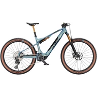 KTM MACINA SCARP SX PRIME VELVET PETROL MATT (BLACK+GOLD) 2025 FÉRFI ELEKTROMOS ÖSSZTELESZKÓPOS MTB KERÉKPÁR