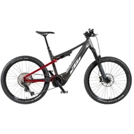KTM MACINA LYCAN PRO LTD (S) MACHINE GREY (RED+WHITE) 2023 FÉRFI ELEKTROMOS ÖSSZTELESZKÓPOS MTB KERÉKPÁR