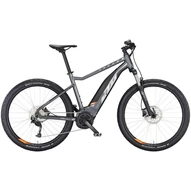 KTM MACINA RIDE 571 MACHINE GREY (SILVER+ORANGE) FÉRFI ELEKTROMOS MTB KERÉKPÁR 2023