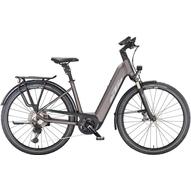 KTM Macina Style 710 EASY ENTRY elderberry matt (grey+orange) Unisex Elektromos Trekking Kerékpár 2023