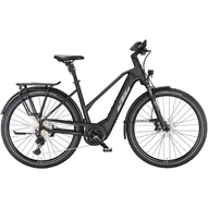 KTM MACINA STYLE 720 BLACK MATT(GREY+GREEN) TRAPÉZ 2023 NŐI ELEKTROMOS TREKKING KERÉKPÁR