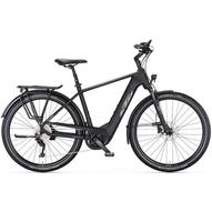 KTM Macina Tour CX 610 EASY ENTRY black matt (grey+yellow) Unisex Elektromos Trekking Kerékpár 2023