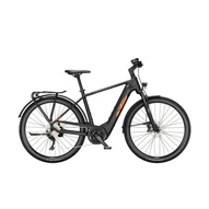 KTM MACINA SPORT CX750 LTD64 BLACK MATT(ORANGE+WHITE) 2024 FÉRFI ELEKTROMOS TREKKING KERÉKPÁR