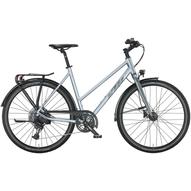 KTM LIFE LITE TRAPÉZ AZZURRO SILVER (DARK GREY) 2022 NŐI TREKKING KERÉKPÁR 
