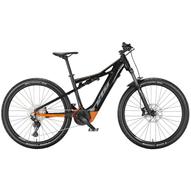 KTM MACINA CHACANA 591 flaming black (grey+orange) Férfi Elektromos Összteleszkópos MTB Kerékpár 2022