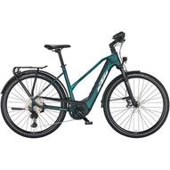 KTM MACINA SPORT 710 TRAPÉZ green purple flip matt (silver+blue) Női Elektromos Trekking Kerékpár 2022