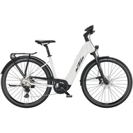 KTM MACINA SPORT 720 EASY ENTRY  metallic white (black+orange) Uniszex Elektromos Trekking Kerékpár 2022