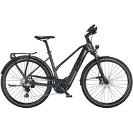 KTM MACINA SPORT 720 TRAPÉZ machine grey (black+orange matt) Női Elektromos Trekking Kerékpár 2022