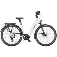 KTM MACINA STYLE 720 EASY ENTRY METALLIC WHITE (GREY+NIGHT RED) UNISZEX ELEKTROMOS TREKKING KERÉKPÁR 2022