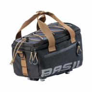 Basil Miles Trunkbag MIK 7L fekete/barna csomagtartó táska