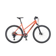 KTM LIFE CROSS TRAPÉZ FIRE ORANGE (BLACK MATT) 2021 NŐI CROSS KERÉKPÁR