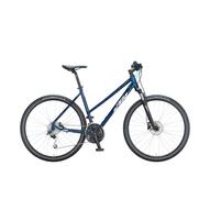 KTM LIFE ROAD TRAPÉZ EVE BLUE (SILVER) 2021 NŐI CROSS KERÉKPÁR