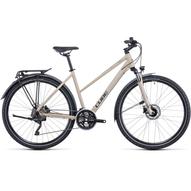 CUBE NATURE PRO ALLROAD DESERT N BLACK TRAPÉZ 2022 NŐI CROSS KERÉKPÁR