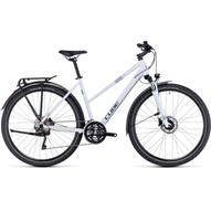 CUBE NATURE PRO ALLROAD TRAPÉZ FROSTWHITE'N'GREY 2023 NŐI CROSS KERÉKPÁR