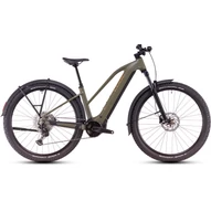 CUBE REACTION HYBRID PRO 600 ALLROAD DUSTYOLIVE´N´GOLD - 2025 - MTB ELEKTROMOS KERÉKPÁR - TRAPEZE M - 29"