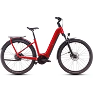 CUBE KATHMANDU HYBRID COMFORT PRO 800 ELECTRICRED´N´RED - 2025 - TREKKING ELEKTROMOS KERÉKPÁR - EASY ENTRY 46 CM