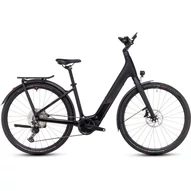 CUBE KATHMANDU HYBRID C:62 SLX 400X CARBON´N´BLACK - 2025 - TREKKING ELEKTROMOS KERÉKPÁR - EASY ENTRY 46 CM