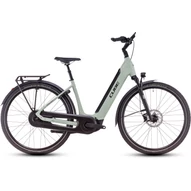 CUBE SUPREME HYBRID COMFORT SLX 625 ALOEGREEN´N´BLACK - 2025 - VÁROSI ELEKTROMOS KERÉKPÁR - EASY ENTRY 50 CM