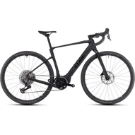 CUBE NUROAD HYBRID C:62 SLX 400X CARBON´N´GLOSSY - 2025 - GRAVEL ELEKTROMOS KERÉKPÁR - S