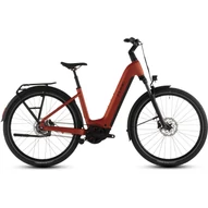 Cube Touring Hybrid Comfort SLX 800 - Elektromos trekking kerékpár - chilli´n´chrome színben - Easy Entry 46 cm - 2026