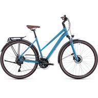 CUBE TOURING EXC TRAPÉZ SPHEREBLUE N BLUE 2022 NŐI TREKKING KERÉKPÁR